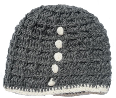 Wool Hat Grey CP-030E - Click Image to Close
